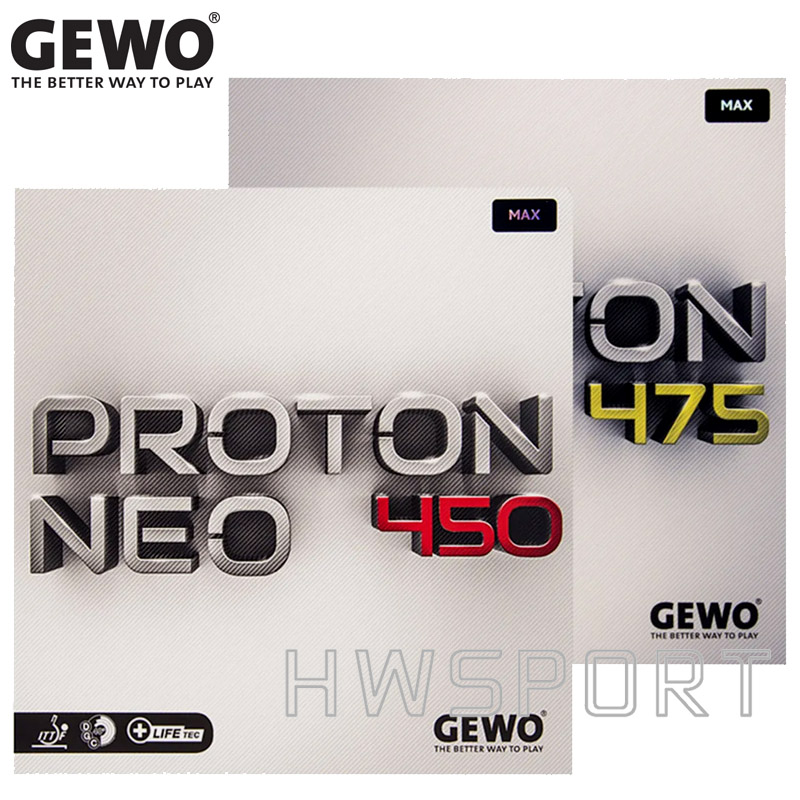 Table Tennis Germany - Gewo Proton Neo Tafeltennis Rubber Niet-Kleverige