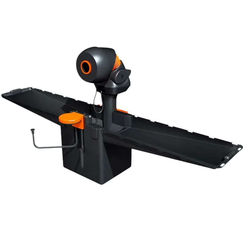 Table Tennis App - Pusun Dora-Pro Zwart Oranje Tafeltennis Serveermachine