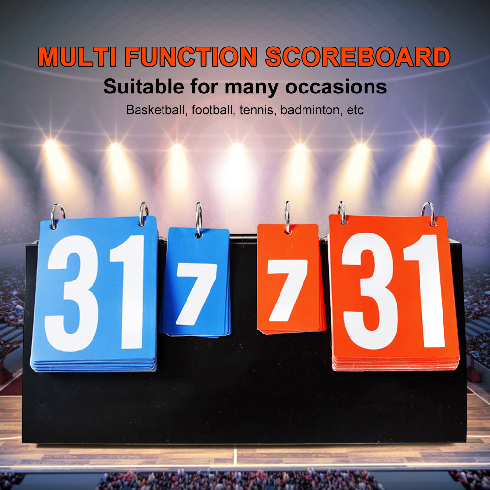 Table Tennis Score - 4-cijferig scorebord voor tafeltennis, kunststof score-indicator