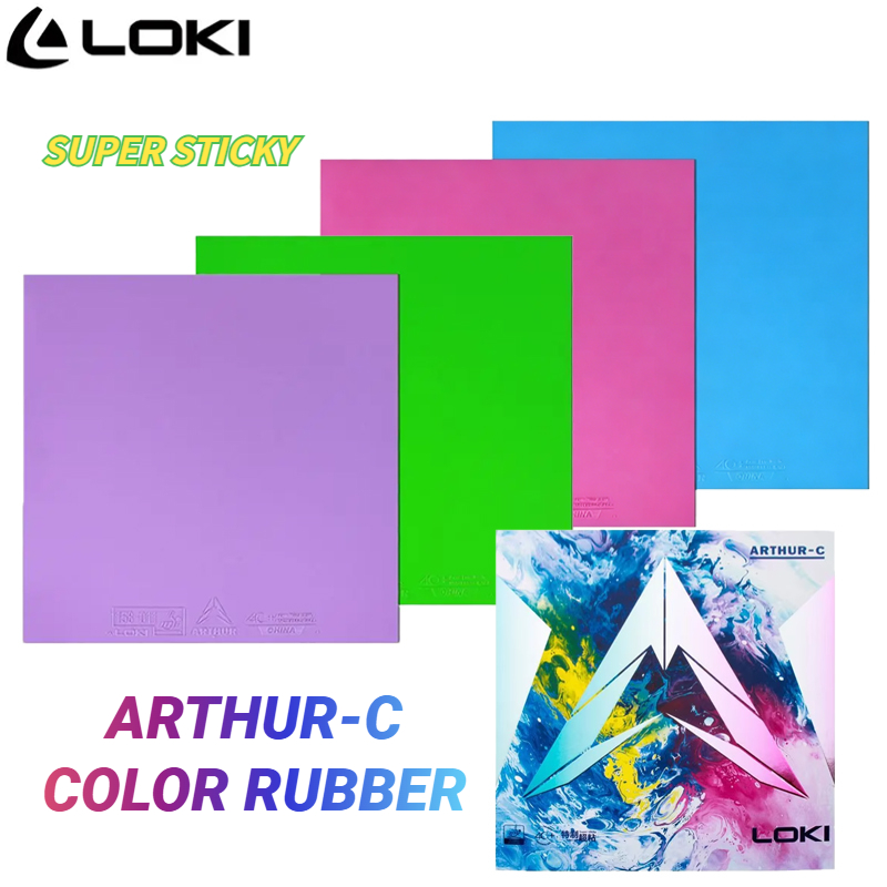 Table Tennis Venue - Originele LOKI Arthur-C Kleur Tafeltennisrubber Blauw