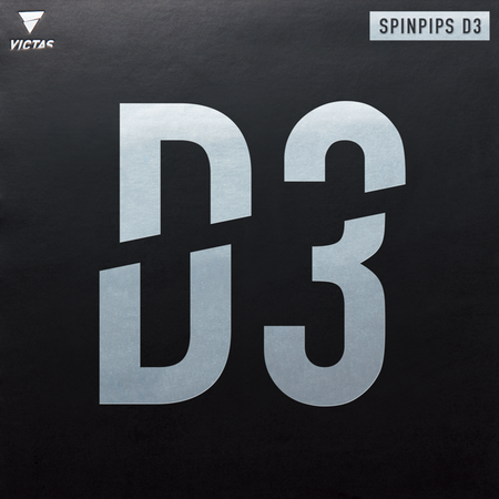 Table Tennis Association - Victas Spinpips D3 Tafeltennisrubber