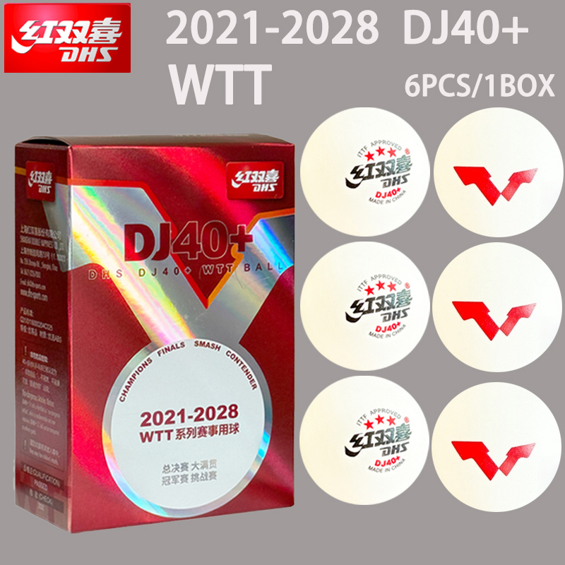 Table Tennis Video Game - Nieuwe DHS DJ40+ Tafeltennisballen WTT 3-sterren