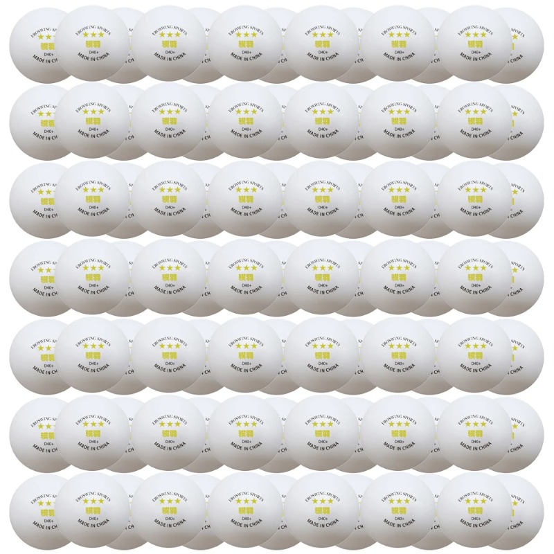 Table Tennis Video Game - 100 Stuks 3 Sterren Tafeltennisballen Geel