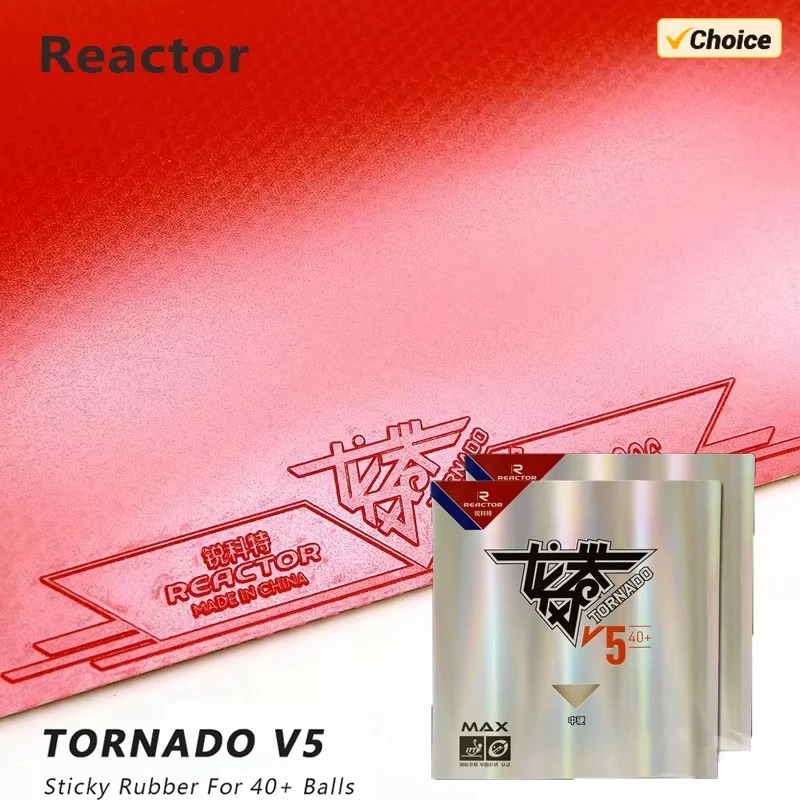 Table Tennis Venue - REACTOR Tornado V5 Tafeltennisrubber Sticky Loop