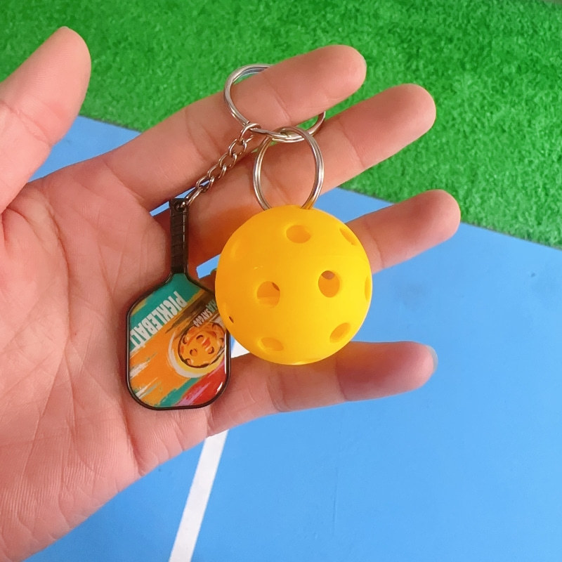 Table Tennis Score - Mini Pickleball-hanger, mini-paddle accessoire, telefoon sleutelhanger,