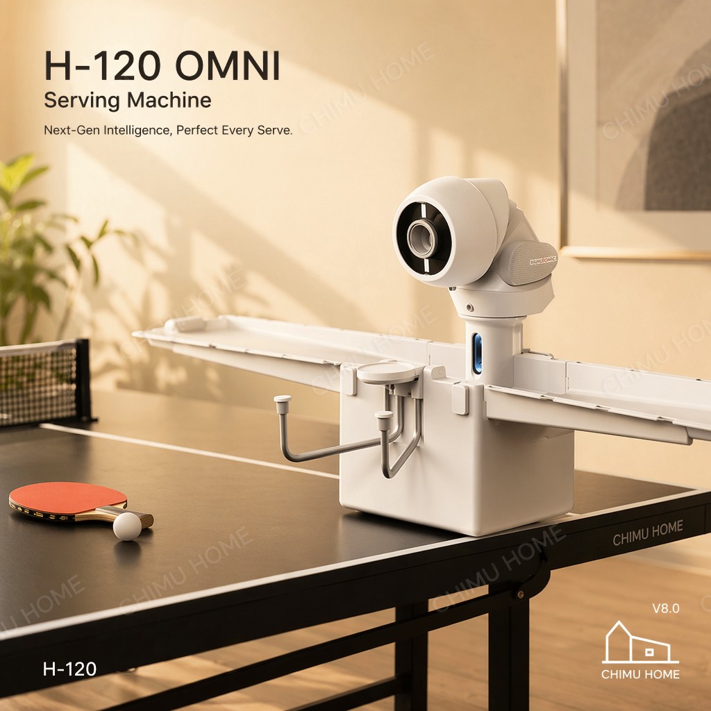 Table Tennis App - 【CHIMU HOME】OMNI Smart Tafeltennis Serveermachine APP-bediening