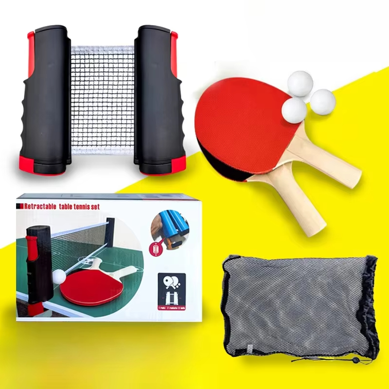 Table Tennis Score - Rekbaar pingponggaasframe of draagbare pingpong-handnettenpaal en