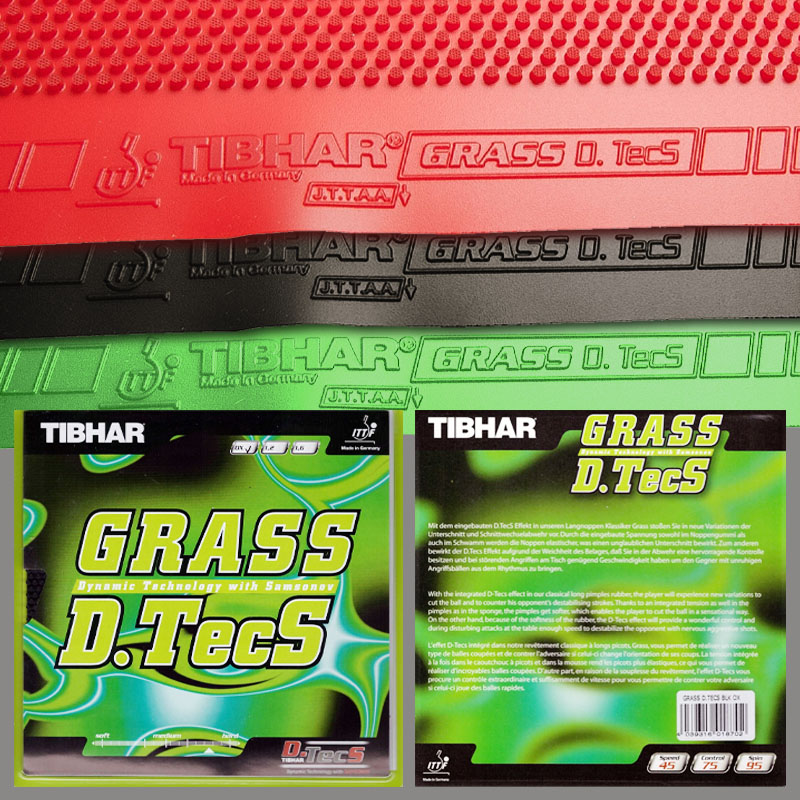 TIBHAR Grass D.TecS Tafeltenni - Table Tennis Germany recensie en prijs