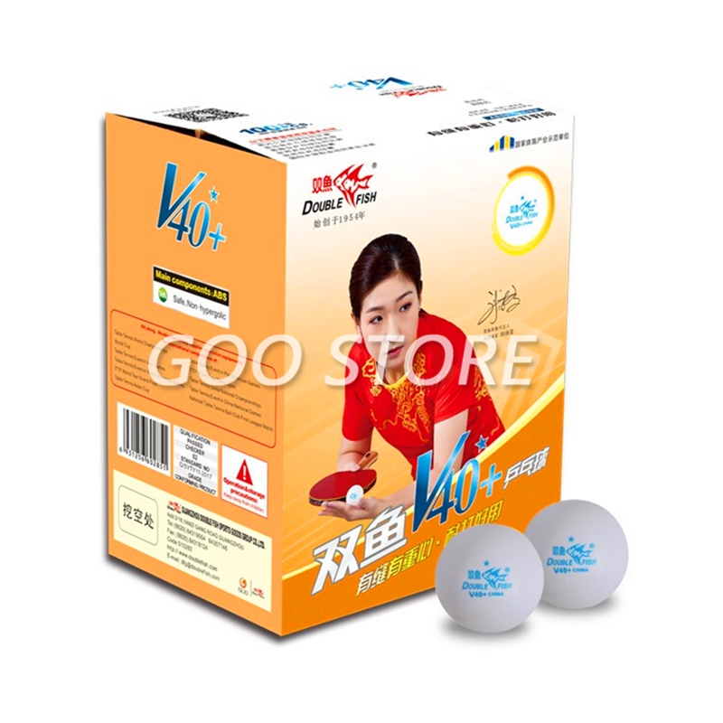 100 ballen Double Fish V40+ 1- - Table Tennis Video Game recensie en prijs