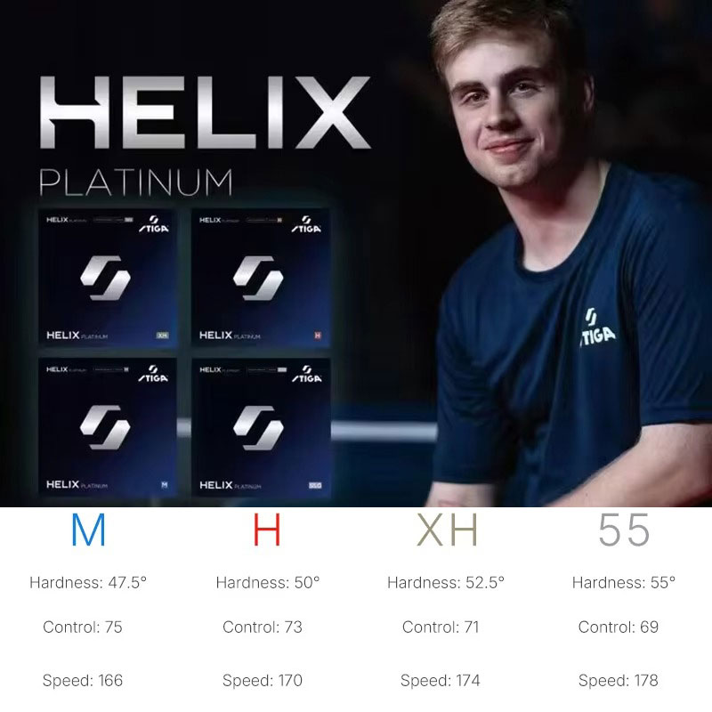 2026 STIGA HELIX Platinum Tafe - Table Tennis Germany recensie en prijs