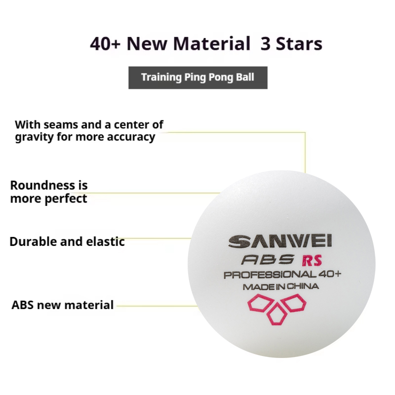 SANWEI RS40+ 3-sterren tafelte - Table Tennis Video Game recensie en prijs