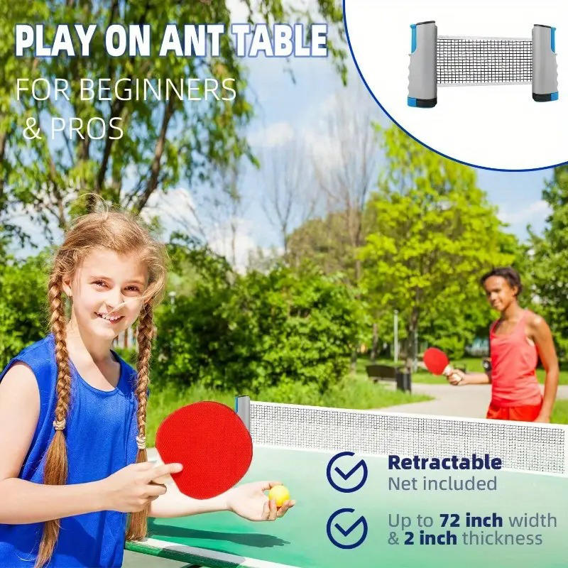 Intrekbaar tafeltennisnet over - Table Tennis Net recensie en prijs