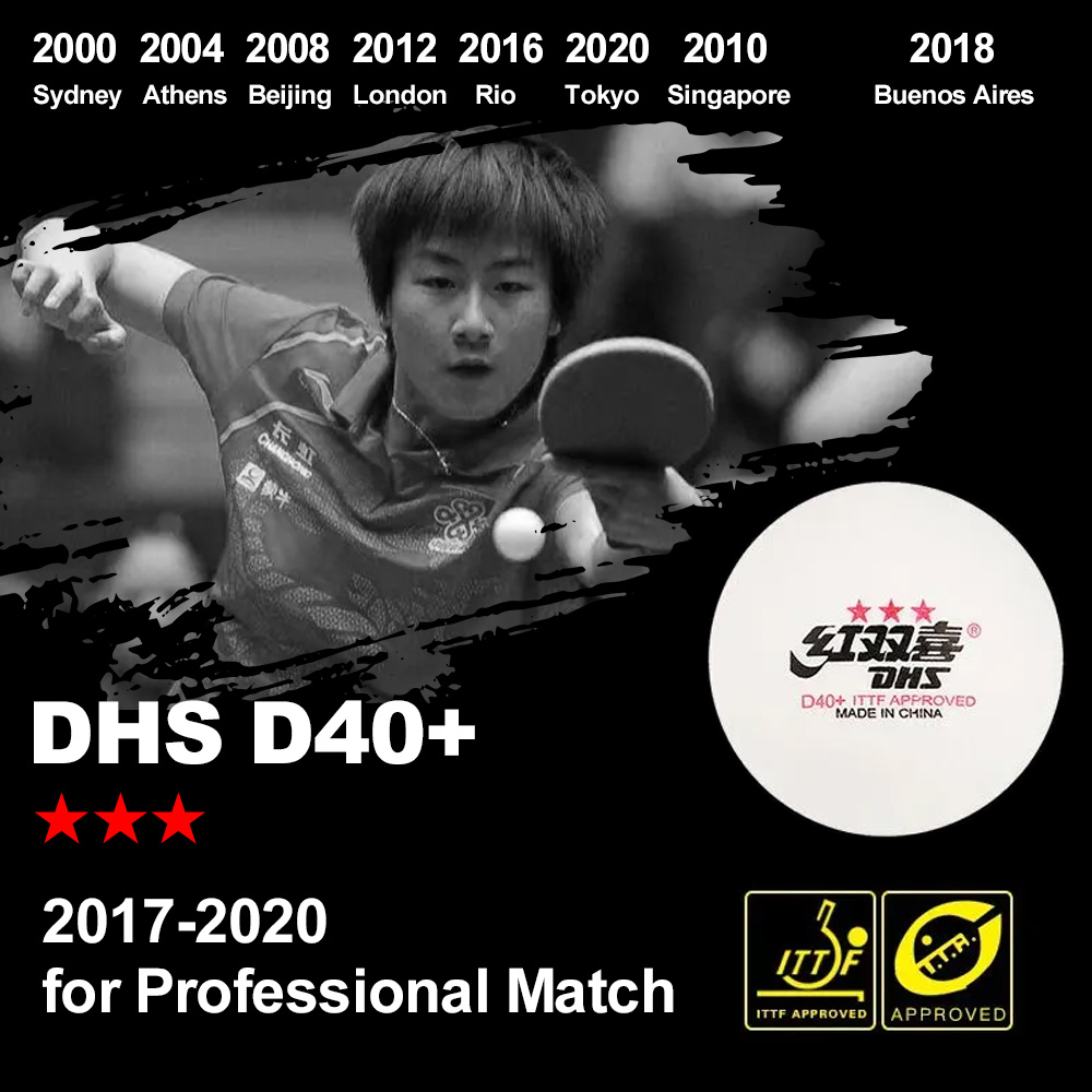 DHS D40+ DJ40+ Pingpongballen  - Table Tennis Video Game recensie en prijs